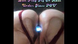 Butt Plug Try-On Haul in Clear Seat POV (4K Portrait)