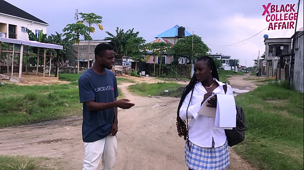 GHANA STREET BOY CONVINCED A SCHOOL GIRL TO CHOOSE BLACK COCK OVER CLASS WORK. ENJOY IN 4K