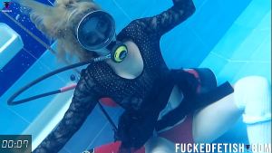 Horny Ashlee Rose slut dress scuba underwater slow 747 Release week 50