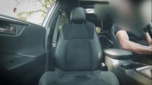 Nikki sucks dick in car