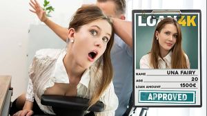 VIP4K. Slutty teen Una Fairy knows she’s a bad girl and got spanked by a loan manager